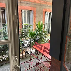 Appartement Le Toulousain 001 - Calme En Rez-de-chaussee Avec Terrasse - Hypercentre, Quartier Jeanne D'arc, Toulouse